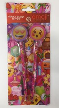 Emoji Pencil & Eraser Toppers