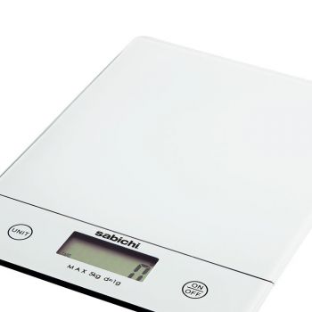 Sabichi White Digital Kitchen Scale