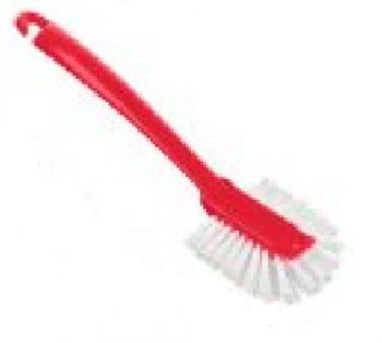 Trendy Pot And Pan Scrub Brush-Red Colour