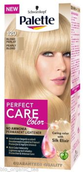 Schwarzkopf Palette 120 Pearly Blonde Permanent Hair Dye Creme