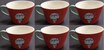 Bright Spark Coffee Tea Mug Set Of 6