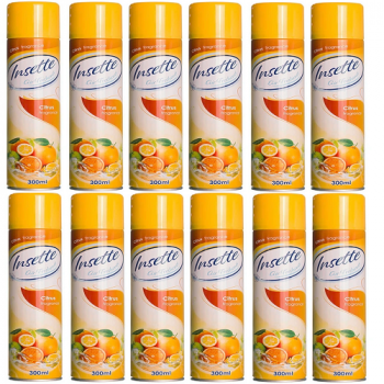 Insette Air Freshener Citrus (12 x 300ml)