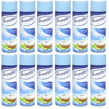 Insette Air Freshener Fresh Linen (12 x 300ml)