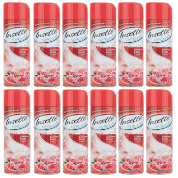 Insette Air Freshener Summer Roses (12 x 300ml)