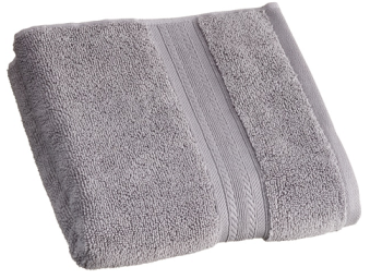 Jade 100% Combed Cotton Hand Towel Light Grey 50x85cm 500 GSM