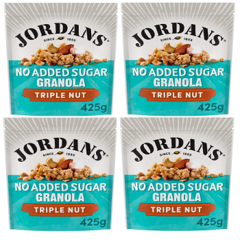 Jordans No Added Sugar Granola Triple Nut 4 x 425g