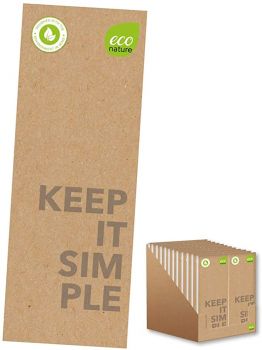 Eco Friendly Lined Thin Notepad - 'Keep it Simple'