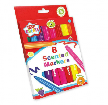Kids Create 8 Scented Markers Kids Age 3+