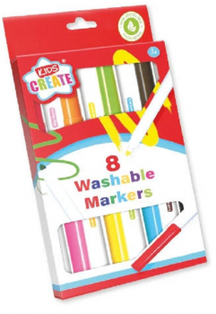 Kids Create 8 Washable Markers 3+