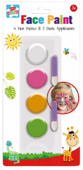 Kids Create Face Paints 4 Face paints & 2 Paint Aplplicators