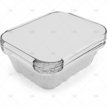 Kitchen Smart Aluminium Containers & Lids - 8 Pack