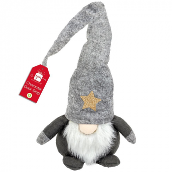 Large Novelty Grey Christmas Gonk Door Stop 73cm