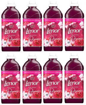Lenor Fabric Conditioner Ruby Jasmine 30 Wash 1.05Ltr ( x8 Boxes)