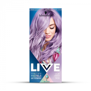 Schwarzkopf Live Pretty Pastels Semi-Permanent Hair Dye - Lilac Crush P120