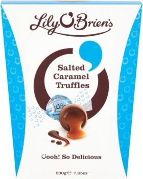 Lily O'briens Salted Caramel Truffles Chocolates 200g