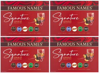  Famous Names Signature Liqueur Collection 4 x 185g