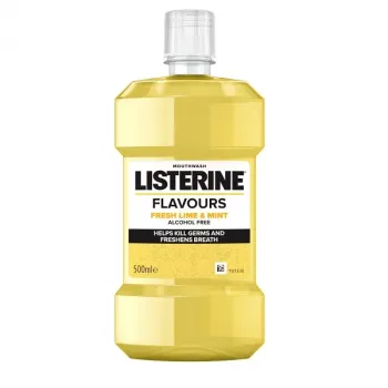 Listerine Fresh Lime & Mint Mouthwash 500ml