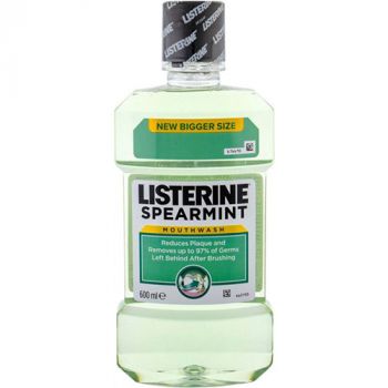 Listerine Spearmint Mouthwash, 600ml