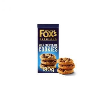 Fox's Fabulous Milk Chocolate Cookies 180g