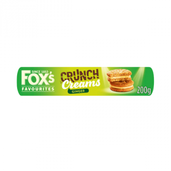 Fox's Favourites Crunch Creams Ginger 200g
