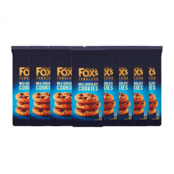 Fox's Fabulous Milk Chocolate Cookies 8 x 180g