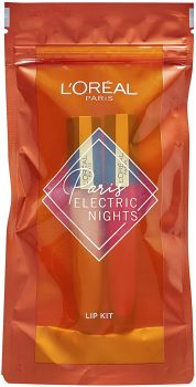 L'oreal Paris Electric Nights Lip Kit Gift Set 2x Matte Lipsticks