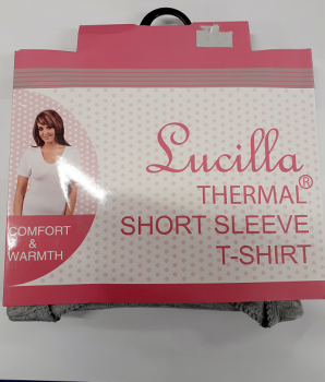 Lucilla Thermal Short Sleeve T-Shirt Medium Grey