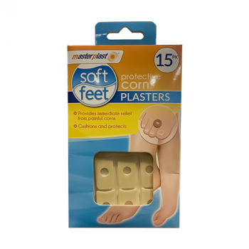Masterplast Soft feet Protective Corn Plasters 15pk