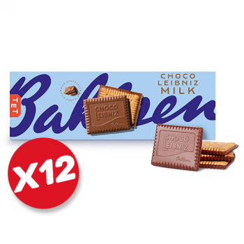 Bahlsen Choco Leibniz Milk Chocolate Biscuits (12x 111g)