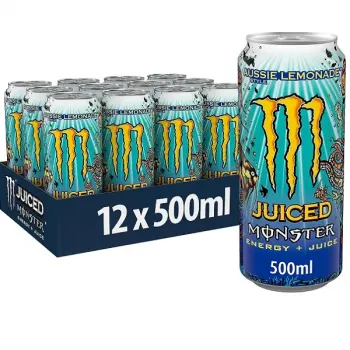 Monster Aussie Lemonade Energy Drink 12 x 500ml