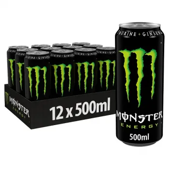 Monster Green Energy Drink 12 x 500ml