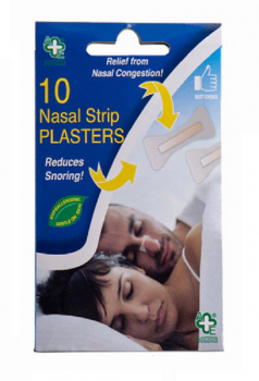 A+E Nasal Strip Plasters - 10 Pack