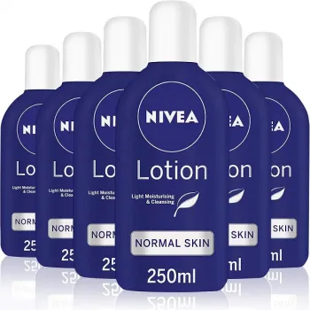 NIVEA Lotion For Normal Skin Light Moisturising & Cleansing 6 x 250ml