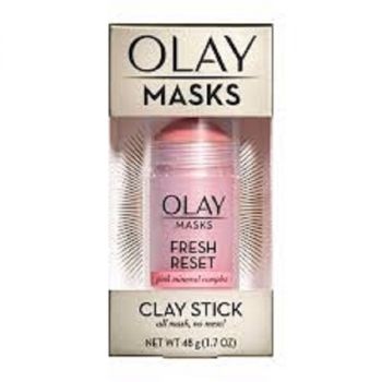 Olay Masks Fresh Reset Pink Mineral Complex Clay Stick Face Mask 48g Stick