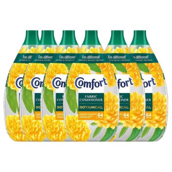 Comfort Botanical Summer Bouquet Fabric Conditioner 64 Washes 6 x 960ml
