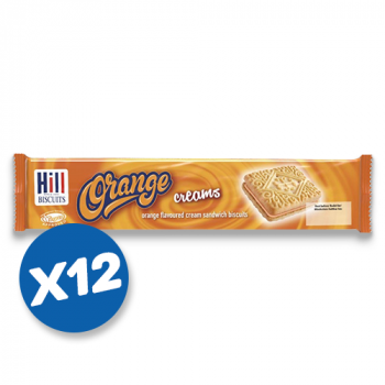 Hills Orange Creams Biscuits (12x 150g)