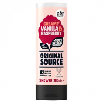 Original Source Shower Gel Creamy Vanilla & Raspberry 250ml