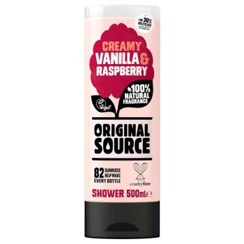 Original Source Shower Gel Creamy Vanilla & Raspberry 500ml