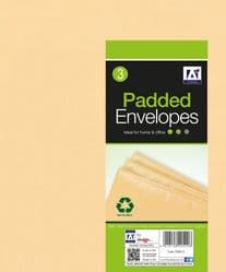 Anker Padded Brown Envelopes Size C - 150 x 215mm 3-Pack