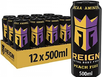 Reign Total Body Fuel Peach Fizz Energy Drink (12x 500ml)