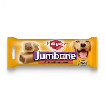 Pedigree Jumbone Large Dog Treat With Beef & Poultry 90g