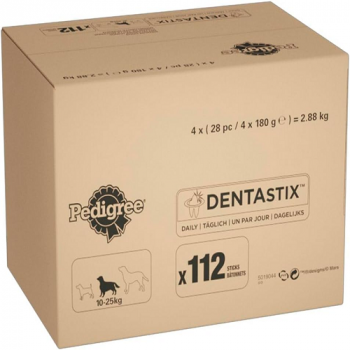 Pedigree Dentastix Daily Dental Chews Medium Dogs (10-25 kg) 112 Sticks