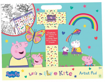 Peppa Pig Artist Pad - Colour in Posters, Stickers & Crayons