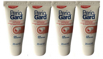 Colgate Perio Gard Gum Protection Travel Toothpaste -4 x 20ml