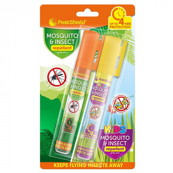 Pestshield Mosquito & Insect Repellent Spray Pens Pack Of 2 x 10ml