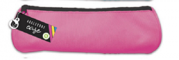 Bright Barrel Pencil Case - Pink