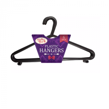 Sewing Box Plastic Hangers 6 Pack