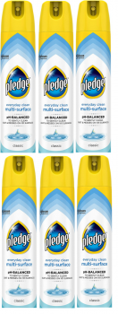 Pledge Multi Surface Everyday Cleaner Classic (6 x250ml)