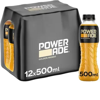 Powerade Golden Mango Sports Drink 12 x 500ml 
