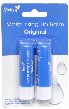 Pretty Moisturising Lip Balm Original 2x4.3g